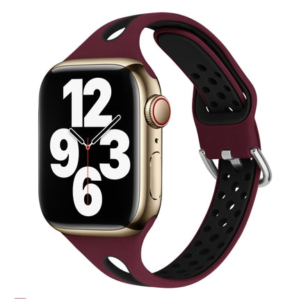 Water Drop Silicone Watch Band For Apple Watch Series, 7 41mm / 6&SE&5&4 40mm / 3&2&1 38mm, 7 45mm / 6&SE&5&4 44mm / 3&2&1 42mm - DealBuddy