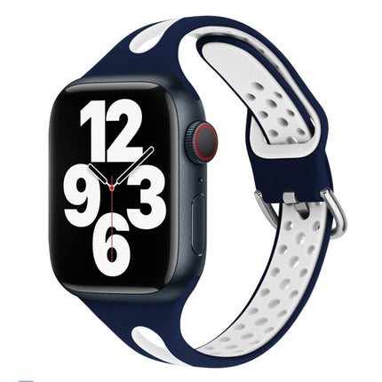 Water Drop Silicone Watch Band For Apple Watch Series, 7 41mm / 6&SE&5&4 40mm / 3&2&1 38mm, 7 45mm / 6&SE&5&4 44mm / 3&2&1 42mm - DealBuddy