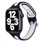 7 41mm / 6&SE&5&4 40mm / 3&2&1 38mm / Midnight Blue and White