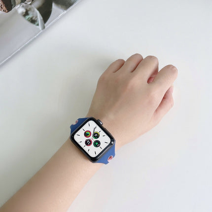 Water Drop Silicone Watch Band For Apple Watch Series, 7 41mm / 6&SE&5&4 40mm / 3&2&1 38mm, 7 45mm / 6&SE&5&4 44mm / 3&2&1 42mm - DealBuddy
