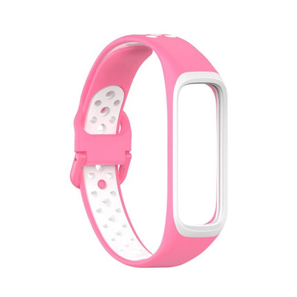 SM-R220 Two-color Silicone Watch Band, For Samsung Galaxy Fit 2 - DealBuddy
