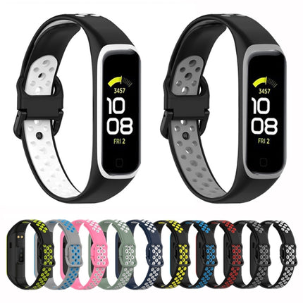 SM-R220 Two-color Silicone Watch Band, For Samsung Galaxy Fit 2 - DealBuddy