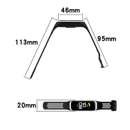 SM-R220 Two-color Silicone Watch Band, For Samsung Galaxy Fit 2 - DealBuddy