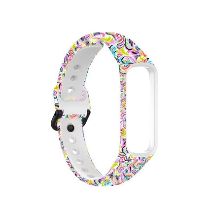 SM-R220 Silicone Printing Watch Band, For Samsung Galaxy Fit 2 - DealBuddy