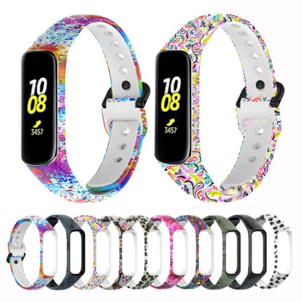 SM-R220 Silicone Printing Watch Band, For Samsung Galaxy Fit 2 - DealBuddy