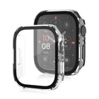 Life Waterproof Frosted 2 in 1 PC Frame + Tempered Glass Protective Case
