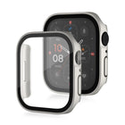 Life Waterproof Frosted 2 in 1 PC Frame + Tempered Glass Protective Case
