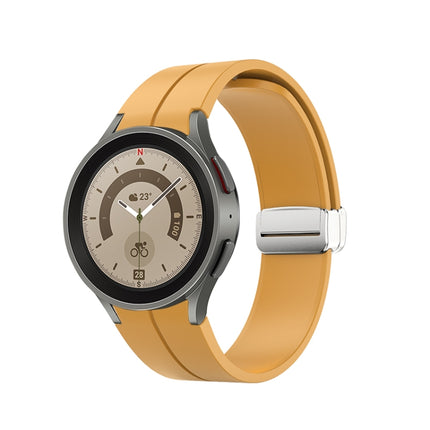 Folding Silver Buckle Silicone Watch Band