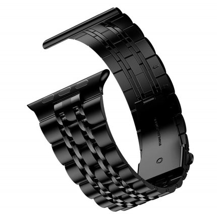 Seven-bead Ultra-thin Stainless Steel Watch Band For Apple Watch Series, 7 45mm / 6&SE&5&4 44mm / 3&2&1 42mm, 7 41mm / 6&SE&5&4 40mm / 3&2&1 38mm - DealBuddy