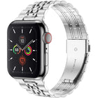 Seven-bead Ultra-thin Stainless Steel Watch Band For Apple Watch Series, 7 45mm / 6&SE&5&4 44mm / 3&2&1 42mm, 7 41mm / 6&SE&5&4 40mm / 3&2&1 38mm - DealBuddy