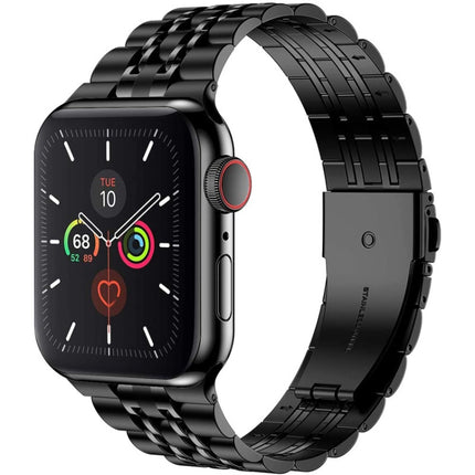 Seven-bead Ultra-thin Stainless Steel Watch Band For Apple Watch Series, 7 45mm / 6&SE&5&4 44mm / 3&2&1 42mm, 7 41mm / 6&SE&5&4 40mm / 3&2&1 38mm - DealBuddy