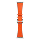 Single Lap Microfiber Leather Watch Band For Apple Watch Series