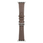 Single Lap Microfiber Leather Watch Band For Apple Watch Series