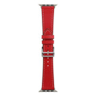 Single Lap Microfiber Leather Watch Band For Apple Watch Series