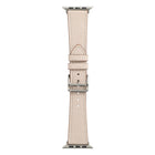 Single Lap Microfiber Leather Watch Band For Apple Watch Series