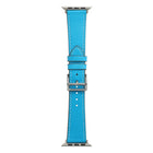 Single Lap Microfiber Leather Watch Band For Apple Watch Series