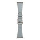 Single Lap Microfiber Leather Watch Band For Apple Watch Series