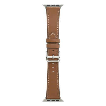 Single Lap Microfiber Leather Watch Band For Apple Watch Series
