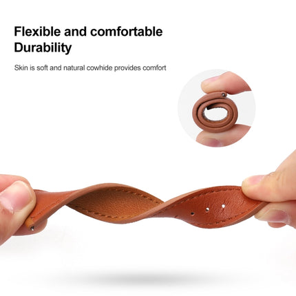 Single Lap Microfiber Leather Watch Band For Apple Watch Series