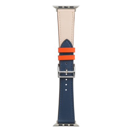 Single Lap Microfiber Leather Watch Band For Apple Watch Series