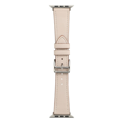 Single Lap Microfiber Leather Watch Band For Apple Watch Series
