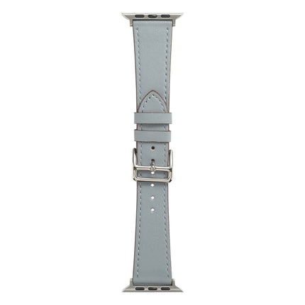 Single Lap Microfiber Leather Watch Band For Apple Watch Series