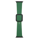 Black Square Buckle Silicone Watch Band For Apple Watch Series