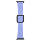 Black Square Buckle Silicone Watch Band For Apple Watch Series