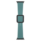 Black Square Buckle Silicone Watch Band For Apple Watch Series