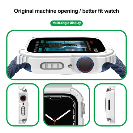 2 in 1 Screen Tempered Glass Film Protective Case, For Apple Watch Series 9 / 8 / 7 45mm, For Apple Watch Series 9 / 8 / 7 41mm, For Apple Watch Series 6 / 5 / 4 / SE 44mm, For Apple Watch Series 6 / 5 / 4 / SE 40mm, For Apple Watch Series 3 & 2 & 1 42... - DealBuddy