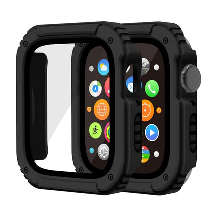 2 in 1 Screen Tempered Glass Film Protective Case, For Apple Watch Series 9 / 8 / 7 45mm, For Apple Watch Series 9 / 8 / 7 41mm, For Apple Watch Series 6 / 5 / 4 / SE 44mm, For Apple Watch Series 6 / 5 / 4 / SE 40mm, For Apple Watch Series 3 & 2 & 1 42... - DealBuddy