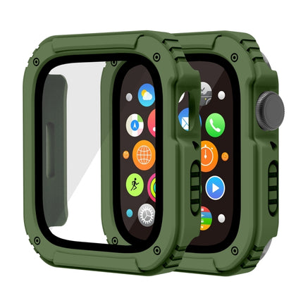 2 in 1 Screen Tempered Glass Film Protective Case, For Apple Watch Series 9 / 8 / 7 45mm, For Apple Watch Series 9 / 8 / 7 41mm, For Apple Watch Series 6 / 5 / 4 / SE 44mm, For Apple Watch Series 6 / 5 / 4 / SE 40mm, For Apple Watch Series 3 & 2 & 1 42... - DealBuddy