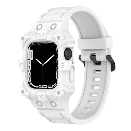 Integrated Silicone Watch Band For Apple Watch Series, 7 45mm / 6&SE&5&4 44mm / 3&2&1 42mm, 7 41mm / 6&SE&5&4 40mm / 3&2&1 38mm - DealBuddy