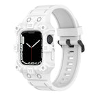 Integrated Silicone Watch Band For Apple Watch Series, 7 45mm / 6&SE&5&4 44mm / 3&2&1 42mm, 7 41mm / 6&SE&5&4 40mm / 3&2&1 38mm - DealBuddy