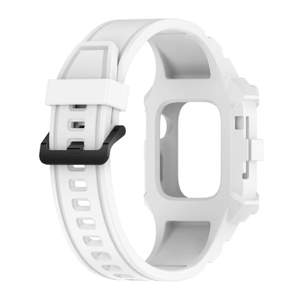 Integrated Silicone Watch Band For Apple Watch Series, 7 45mm / 6&SE&5&4 44mm / 3&2&1 42mm, 7 41mm / 6&SE&5&4 40mm / 3&2&1 38mm - DealBuddy