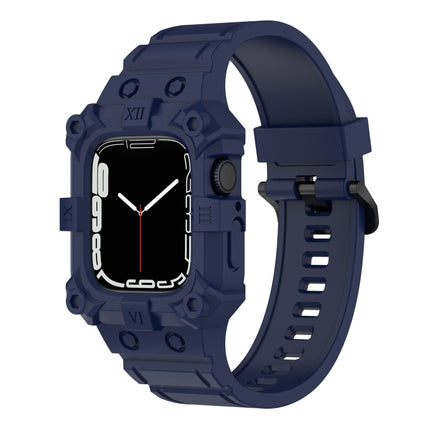 Integrated Silicone Watch Band For Apple Watch Series, 7 45mm / 6&SE&5&4 44mm / 3&2&1 42mm, 7 41mm / 6&SE&5&4 40mm / 3&2&1 38mm - DealBuddy