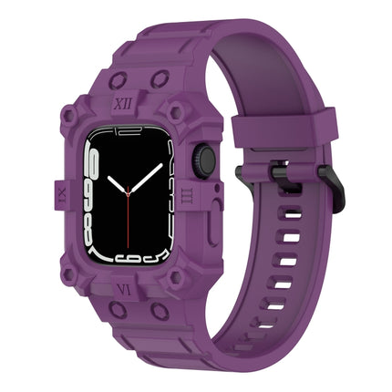Integrated Silicone Watch Band For Apple Watch Series, 7 45mm / 6&SE&5&4 44mm / 3&2&1 42mm, 7 41mm / 6&SE&5&4 40mm / 3&2&1 38mm - DealBuddy