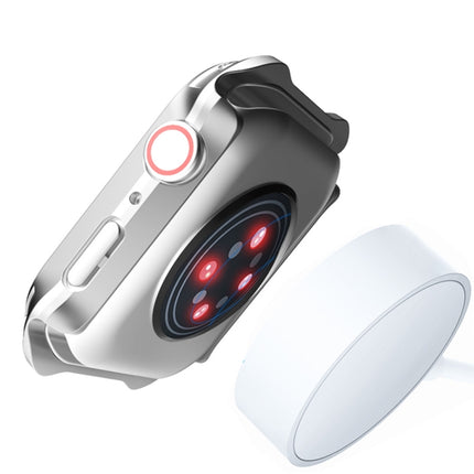 2 in 1 Frosted PC Frame + Screen Tempered Glass Film Protective Case, For Apple Watch Series 9 / 8 / 7 45mm, For Apple Watch Series 9 / 8 / 7 41mm - DealBuddy