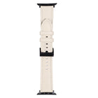 Litchi Texture Leather Watch Band For Apple Watch Series