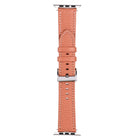 Litchi Texture Leather Watch Band For Apple Watch Series
