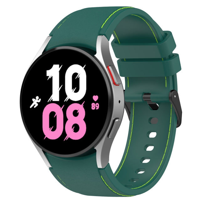 Leather Texture Silicone Watch Band