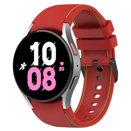 Leather Texture Silicone Watch Band