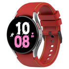 Leather Texture Silicone Watch Band, For Samsung Galaxy Watch5 / Watch5 Pro /  Watch4 - DealBuddy
