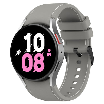 Leather Texture Silicone Watch Band