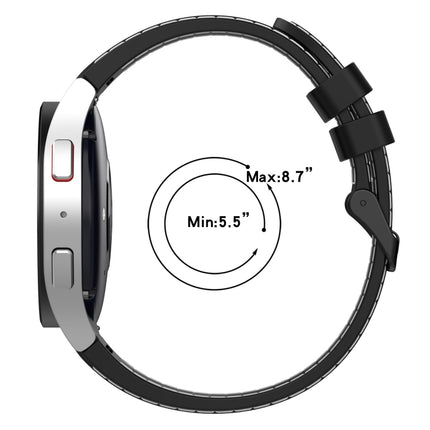 Leather Texture Silicone Watch Band, For Samsung Galaxy Watch5 / Watch5 Pro /  Watch4 - DealBuddy