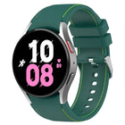 Universal Leather Texture Silicone Watch Band, For Samsung Galaxy Watch5 / Watch5 Pro /  Watch4 - DealBuddy