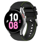 Universal Leather Texture Silicone Watch Band, For Samsung Galaxy Watch5 / Watch5 Pro /  Watch4 - DealBuddy