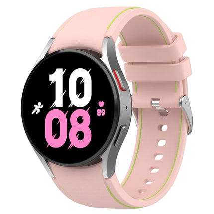 Universal Leather Texture Silicone Watch Band, For Samsung Galaxy Watch5 / Watch5 Pro /  Watch4 - DealBuddy
