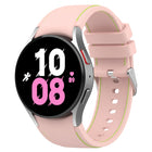Universal Leather Texture Silicone Watch Band, For Samsung Galaxy Watch5 / Watch5 Pro /  Watch4 - DealBuddy