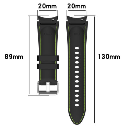 Universal Leather Texture Silicone Watch Band, For Samsung Galaxy Watch5 / Watch5 Pro /  Watch4 - DealBuddy
